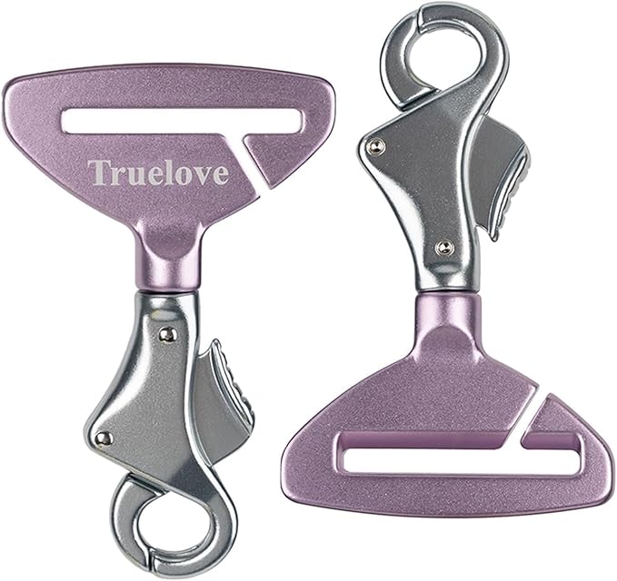 Dog Seat Belt Clip Universal Dog Car Restraint - Portable Vehicle Seatbelt Harness for Pet Car Travel(Purple)