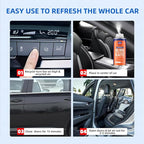 Glodway Car Air Freshener Spray,Deodorizer Odor Eliminator Remover Fogger,Long Lasting Cedar Cologne,Green Tea,Tropical Flavor Scent,6 Ounce(Pack of 3)