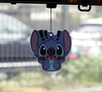 Rawan 4 Pack Car Air Freshener Cartoon, Accessories Cute for Women Girls And men Car, Funny Decor Hanging Fresheners Car Interior Room Decorations, for Christmas Gift. (D, Large)