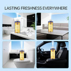 GLODWAY Car Air Freshener Spray,Lemon Scent, 6 OZ Odor Eliminator,4 Pack, for Cars, Trucks, RVs, Home