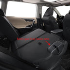 EKR Rav4 Seat Covers Custom Fit for Toyota Rav4 2021-2024 Prime SE,XSE & 2019-2025 Hybrid/PHEV SE,XSE, Leather Car Seat Cover Full Set for SUV,Faux Leather(Black)