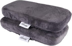 Aloudy Ergonomic Memory Foam Office Chair Armrest Pads, Comfy Gaming Chair Arm Rest Covers for Elbows and Forearms Pressure Relief(Set of 2) (Gray)