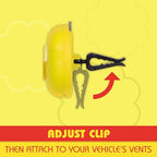 Chupa Chups Car Air Freshener, Lemon Twist - Long Lasting Car Fresheners with Fun Scents, Colorful and Vibrant Air Freshener for Car, Unique Car Freshener Perfume Deodorizer- 2-Pack (4pcs Total)