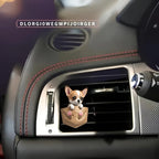 2-Piece Cartoon Dog 2D Acrylic Car Air Vent Decoration & Solid Air Freshener – Fun & Cute Dog Design for Car AC Vents, Long-Lasting Fragrance, Perfect Car Accessory