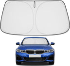 Proadsy 2026 Upgrade Front Windshield Sun Shade Foldable Sunshade Protector Custom Fit 2019-2025 BMW 3-Series 3 Series 330i Luxury, Sport Line, M Sport, M340i Sedan Accessories
