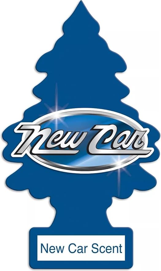 LITTLE TREES Car Air Freshener | X-tra Strength | Hanging Paper Tree for Home or Car | New Car Scent | 3 Pack