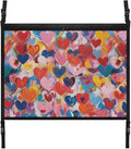Multi-colored Heart Car Roof Storage Bag Car Seat Back Hanging Bag All Car Storage Organizers One-Size-Fits Tidy Pouch Pocket Storage for Small Items