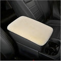 Fluffy Car Armrest Cover, Universal Car Center Console Pad, Car Armrest Seat Box Cover Decor Accessories For Women Men, Armrest Seat Box Cover Protector For Most Vehicle, SUV, Truck, Car (Beige)
