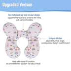 KAKIBLIN Baby Travel Pillow,Upgraded Baby Neck Pillows for Car Seat,Baby Support Pillow,Infant Neck Pillow for Toddler Head and Neck,Newborn Head Support for Car Seat,Pushchair (Rainbow)