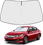 Proadsy 2026 Upgrade Front Windshield Sun Shade Foldable Sunshade Protector Custom Fit 2014-2017 Accord Sedan LX Sport EX EX-L Touring Accessories