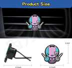 Air Vent Decoration - Cute Super Hero Decorative Vent Clip for Cars, Bedroom or Office [Nebula]