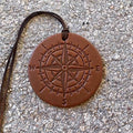 Air Flair | Leather Car Air Freshener | Compass (Leather Scent)