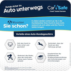 CarSafe Crash Tested Dog Safety Harness - Crash Tested to 32Kg/70lbs, Safely Secure Dog in The Car, Comfortable and Padded Design. for Toy, Small, Medium and Large Dogs (Size X-Small)