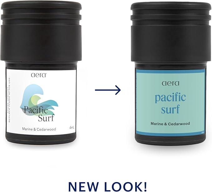 Aera Go Pacific Surf Car Fragrance Scent Refill - Notes of Marine and Cedarwood - Works with the Aera Go Diffuser for Car