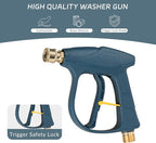 Sooprinse High Pressure Washer Gun 3000 PSI Max, Power Washer Short Gun, High Pressure Spray Gun with 1/4 Inch Quick Connector, M22-14