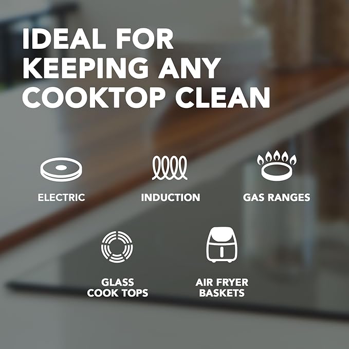 Weiman Glass & Ceramic Cooktop, Stove Top & Oven Cleaner Kit – Kitchen Cleaner Cream, 3 Scrubbing Pads & Scraper for Burnt-On Food & Grease, Clean Shine - Safe for Induction, Electric & Gas Cooktops