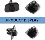 Pack-2 Car Interior Roof Hooks, ABS Plastic Multifunctional Roof Hook for Car, Car Hooks for Hanging Clothes, Bags and Umbrellas, Compatible with Volvo XC40 XC60 XC90 S60 S90 V60 V90 (Black)
