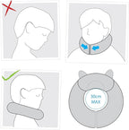 Trunki Kid's Travel Neck Pillow and Chin Rest | Support Sleepy Heads in The Car Seat, Plane, Bike or Pram | Yondi Small UNA Unicorn (Turquoise)