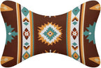 Soft Car Headrest Pillow Compatible with Tribal Navajo Indiana Western Southwest Ethnic, 2 Pcs Memory Foam Car Neck Pillow with Breathable Removable Cover Car Pillow for Nap/Neck Pain Relief