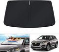 KUST Windshield Sun Shade for 2016-2021 Hyundai Tucson (Not for 2022 Tucson) Accessories Window Sun Protector Foldable Block UV Rays Keep Car Cooler