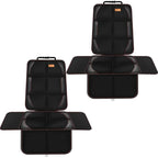 Bacgnyer Car Seat Protector, 2 Pack of Seat Protectors, Thickest Padded 600D Fabric Padding, Waterproof, Durable, Anti Slip Backing, Child Seat Protection, Suitable for Babies, Toddlers, Children