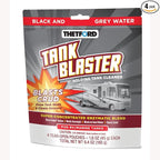 Thetford Tank Blaster - Level Sensor Cleaner - Black & Grey Waste Water Holding Tanks & Portable Tanks Cleaner - 4 x 1.6 oz Packets Thetford - 96527,White
