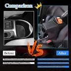 Car Center Console Pad with Front Storage Pocket for Phone,PU Leather Armrest Cushion with Cup Holder,Elbow Rest Pillow,Universal Car Armrest Seat Box Cover Protector for Most Vehicles
