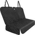 Back Seat Cover for Compact Cars/SUVs Rear Split Bench - 900D Oxford Waterproof Non-Slip Car Seat Protector for Messy Kids & Drooling Dogs, Easy Clean(Black)