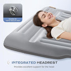 Coverado SUV Air Mattress with Wireless Built-in Pump & Pillows, Durable Thickened 300D Oxford Fabric Car Air Bed for Camping, Quick Easy Set-Up, Universal Air Mattress for SUVs, Minivans