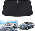 KUST Windshield Sun Shade for 2007 2008 2009 2010 2011 2012 Nissan Altima Accessories Custom Fit Sunshade Foldable Sun Visor Protector Blocks UV Rays Keep Your Car Cooler