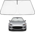 Proadsy 2026 Upgrade Front Windshield Sun Shade Foldable Sunshade Protector Custom Fit MX-5 Miata Convertible 2016-2026 MX5 Accessories