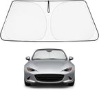 Proadsy 2026 Upgrade Front Windshield Sun Shade Foldable Sunshade Protector Custom Fit MX-5 Miata Convertible 2016-2026 MX5 Accessories
