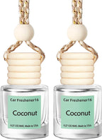 Hanging Car Air Freshener, Long Lasting Scent, Cute Air Fresheners for Women, 2 Pack Non-Toxic Essential Oil Diffuser, Made in USA