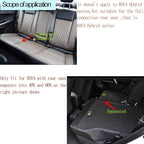 EKR Rav4 Seat Covers Custom Fit for Toyota Rav4 LE(NOT for Hybrid) 2013 2014 2015 2016 2017 2018,Leather Car Seat Cover for Trucks SUV Full Set,Faux Leather(Black with Red Trim)