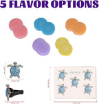 5 PCS Sea Turtles Car Decor, Cute Beach Themed Air Freshener Vent ClipsCar Accessories Decoration for ，Reusable Essential Oil Diffuser, Universal for Most Cars (Blue)