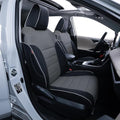 EKR Rav4 Seat Covers Custom Fit for Toyota Rav4 (Hybrid) LE/XLE Premium 2026,Waterproof Leather Car Seat Cover Full Set for SUV,Faux Leather(Black/Gray)