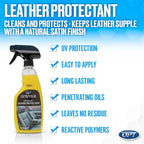 Optimum Protectant Plus Automotive Interior Protectant - Patented UV Protection, Cleans, Restores, Protects Leather, Vinyl & Plastic (17 Oz)
