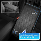 Civic Center Console Cover/Pad Fit 2022 2023 2024 2025 2026,Faux Leather Honda Civic Armrest mat,Posture Improving Support Cushion,Protector Console,Waterproof, Wear-Resistant,Flame-Retardant