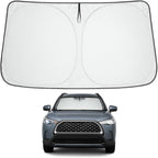 Proadsy Windshield Sun Shade for Toyota Corolla Cross 2022-2025 2026 (Not for Corolla) 4-Layer Foldable Front Window Sunshade Protector Keep Car Cooler