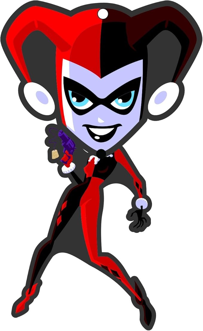 Plasticolor 005410R01 Wiggler DC Comics Harley Quinn Air Freshener
