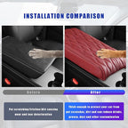 Ziciner Car Center Console Cover, Leather Memory Foam Armrest Cushion Protection Pad, Waterproof Hand Rest Pillow with Height Increase, Universal Accessory for Most Car (Wine Red)