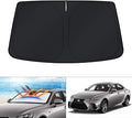 KUST Windshield Sun Shade for Lexus IS300/IS350/IS500/IS250/IS200t 2014-2026 Custom Fit Shade Accessories Foldable Sun Visor Protector Blocks UV Rays Keep Car Cooler (NOT for Lexus RX, ES)