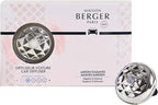 Maison Berger Car Diffuser Set – Refillable Vent Clip, Ceramic Refill, Made in France - Luxury Auto Scent - 4-Week Diffusion - Elegant Air Freshener for All Car Vents (Joy Agave Garden)