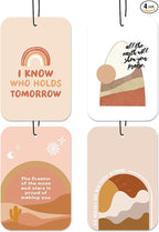 Christian Car Fresheners, 4pcs Boho Car Accessories Interior, Mirror Decor For Women Man, Air Freshener Hanging For Bathroom Dorm Books Bedroom Closet Drawer, Jesus Religious Accessories Gifts -04