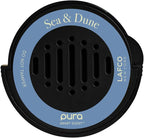 LAFCO New York Pura Car Smart Diffuser Refill, Sea & Dune - 30-Day Scent - Free of Parabens & Phthalates - Cruelty Free