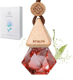 NYVALIYACar Air Freshener Hanging Diffuser with Natural Essential Oil, Zen Tea Scent Car Fresheners, Long Lasting Car Smell Air Fresheners, Car Air Fresheners for Women & Men (Zen Tea)