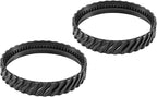 R0526100 Track Replacement Compatible with Zodiac Baracuda MX6 MX8 Elite Series Suction-Side In-ground Pool Cleaners, Heavy Duty Rubber Wheel Tire Belts (2-Pack)