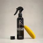 Black Trim Restorer,Plastic Restorer,Tire Shine,Unique Formula Restore a Finish to new Last for 8+Months-Protect Against UV Rays,Conceal Scratches,car Shiny Stuff,Faded Trim 6.7 Fl Oz Works in Second
