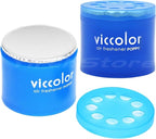 Viccolor Air Freshener Marine Squash Scent 6-Pack (fragrance of refreshing lemon lime squash and bracing sea wind), Stylish elegant design, Gracious blue color