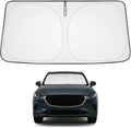 Proadsy 2026 Upgrade Front Windshield Sun Shade Foldable Sunshade Protector Custom Fit 2016-2023 CX-9 CX9 Sport Utility SUV Accessories